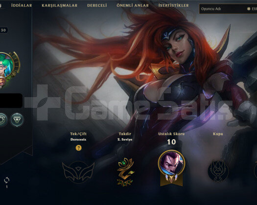 2022 MAIL DEĞİŞEN EBEDI SKINLI LOL HESABI