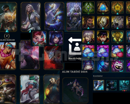 87 LVL SAVAŞ KRALİÇESİ KATA +16 SKIN HANDMADE