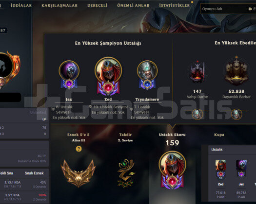 87 LVL SAVAŞ KRALİÇESİ KATA +16 SKIN HANDMADE