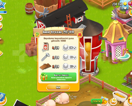 34 LVL 750 AGİL 1000 AMBAR DEPOLU OYUN
