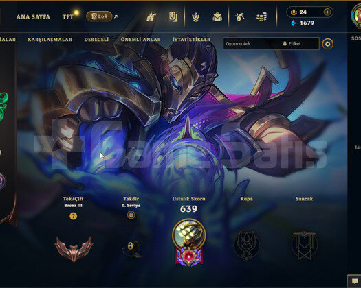 EUW 375LV 167 KOSTÜM NUMARASIZ MAİLLİ FULL HERO!