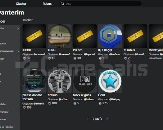 1K TOTALLİ ROBLOX HESABI SU DAN UCUZ!