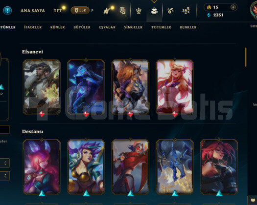 TR - 271 LEVEL - 91 SKIN -150 HERO - MAIL DEĞİŞEN