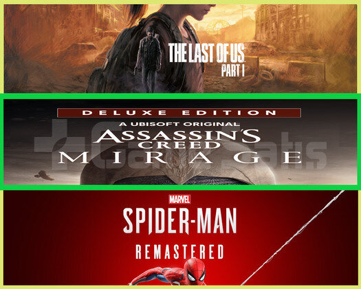 The Last of Us Part I + Mirage + Spider