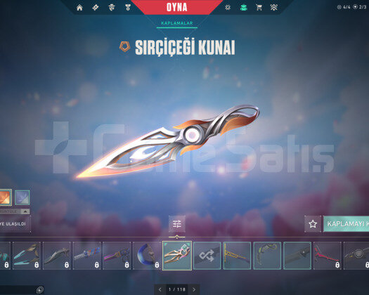 DELİPOP VANDALRGX KARAMBİT SIRÇİÇEĞİ BIÇAK+3790VP