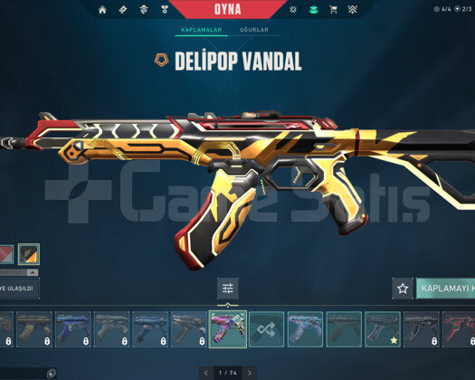 DELİPOP VANDALRGX KARAMBİT SIRÇİÇEĞİ BIÇAK+3790VP
