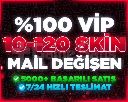 MAİL DEĞİŞEN | 10-120 SKİN GARANTİLİ RANDOM HESAP