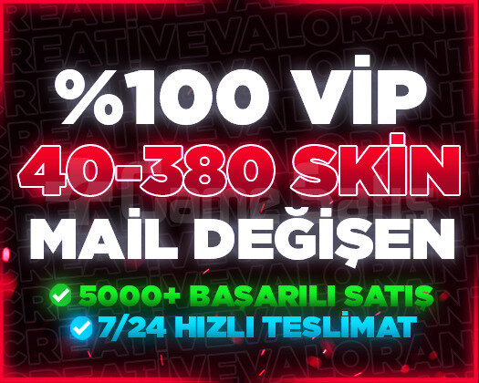 MAİL DEĞİŞEN | 40-380 SKİN GARANTİLİ RANDOM HESAP