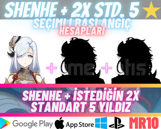 EU | MR10 Shenhe + 2x Seçimli STD 5 Yıldız