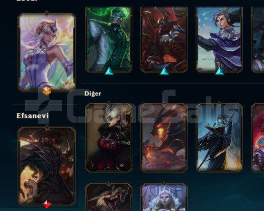 EUW PLAT3 EBEDİLİ 13SKIN 33HERO HANDMADE YÜKSEKMMR