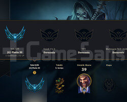 EUW PLAT3 EBEDİLİ 13SKIN 33HERO HANDMADE YÜKSEKMMR