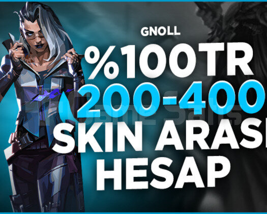 100TR SUNUCU 200-400 SKİN +3 BIÇAKLI DOLU