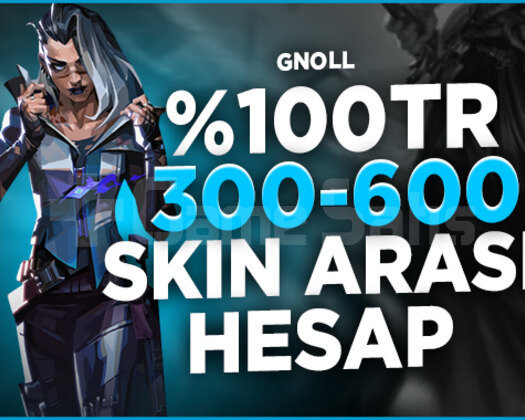 100TR SUNUCU 300-500 SKİN +4 BIÇAKLI DOLU