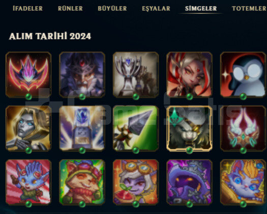 TR 16 SKIN 45 HERO PRESTIJ LEBLANCLI GOLD 3 HESAP