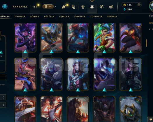 TR / 412 LEVEL / 141 SKİN / FUL HERO MAİL DEĞİŞEN
