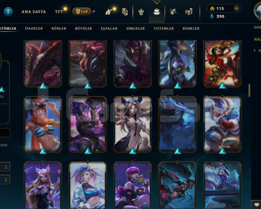 TR / 412 LEVEL / 141 SKİN / FUL HERO MAİL DEĞİŞEN