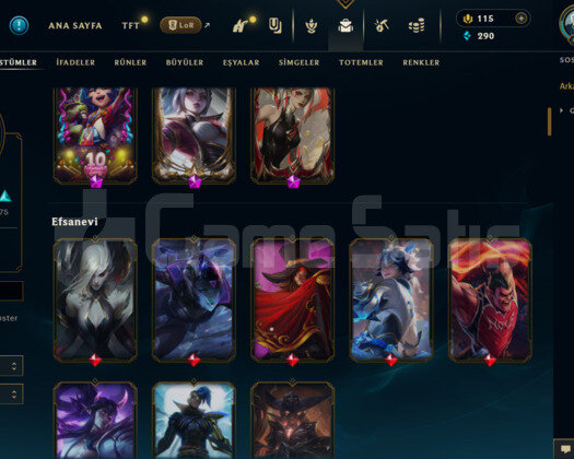 TR / 412 LEVEL / 141 SKİN / FUL HERO MAİL DEĞİŞEN