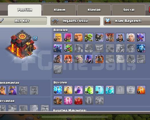KELEPİR CLASH OF CLANS HESABI