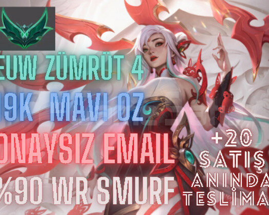 Euw Zümrüt 4 l 90 WR Smurf l Onaysız Email