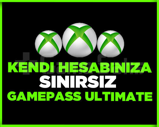 KENDİ HESABINIZA | Sınırsız Xbox Gamepass Ultimate