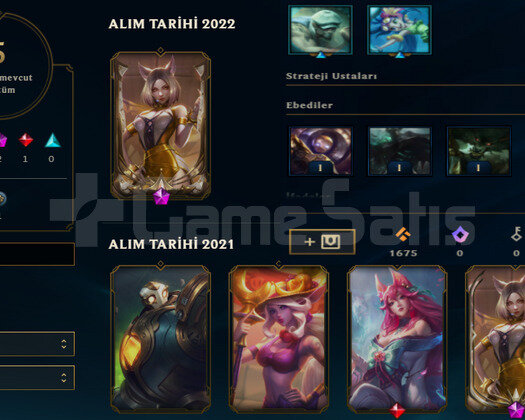 TR PRESTİJ KDA AHRİ MAİN ALTIN 1 YÜKSEM MMR 24HERO