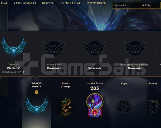 TR 78 SKIN 159 HERO BOL EFSANEVI PLATIN 4 HANDMADE
