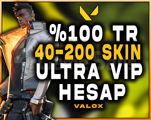 100TR 40-200 ULTRA VIP BIÇAKLI VALORANT HESAPLARI