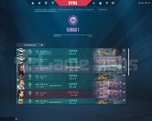 Diamond 1 Nick değiştirme Hakkı Var