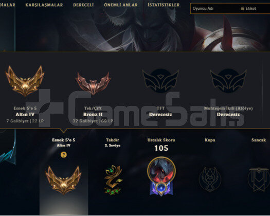 TR 80LVL 18 SKIN 54 HERO ESNEK GOLD4 SOLOQ BRONZ