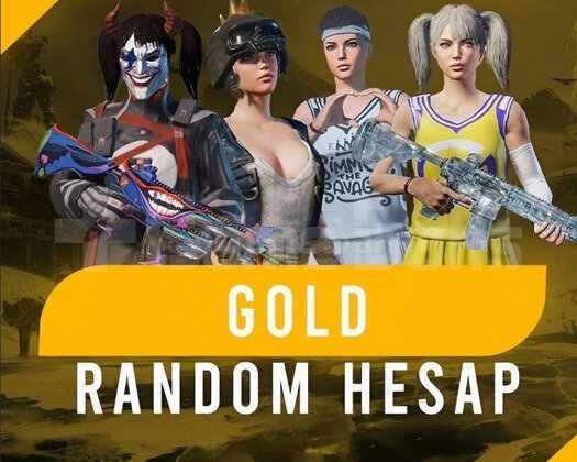 GOLD   BOŞ YOK DOPDOLU PUBG MOBİL RANDOM