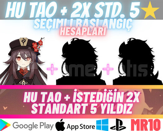 EU | MR10 Hu Tao + 2x Seçimli STD 5 Yıldız