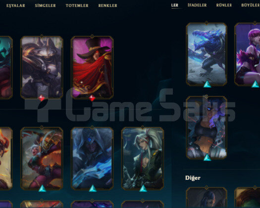 TR2021 KAYIT  21 SKIN 56 HERO GOBLIN BRONZ 3 HESAP