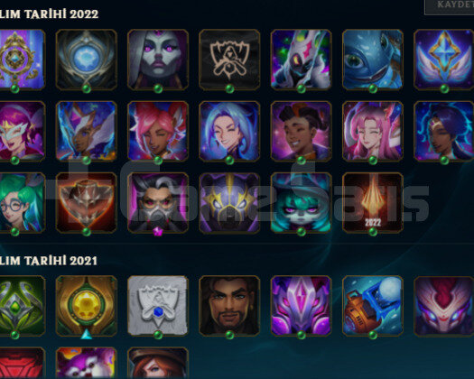 TR2021 KAYIT  21 SKIN 56 HERO GOBLIN BRONZ 3 HESAP
