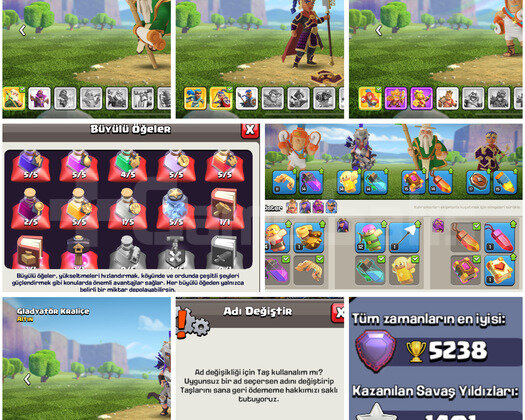 TH14COC | IDSİZ  225 LEVEL HARİKA KÖY