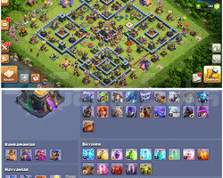 TH14COC | IDSİZ  225 LEVEL HARİKA KÖY
