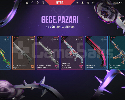 UZAYLI AVCISI BIÇAKLI GECE PAZARI