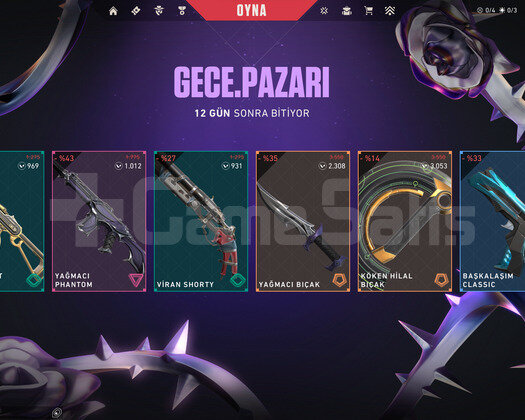 YAĞMACI HANÇERLİ YAĞMACI PHANTOMLU GECE PAZARI