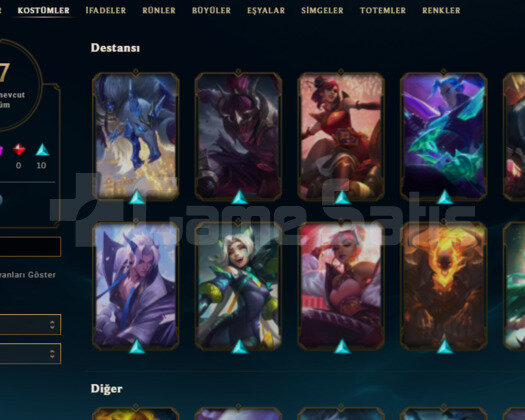 EUW 27 SKIN 106 HERO HANDMADE BRONZ 3 GOBLIN HESAP
