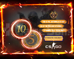 10+5 YIL JETON +18 YIL İLK MAİL STEAM
