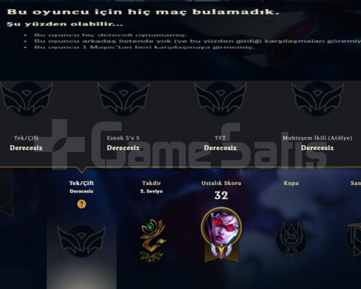 EUW2013 KURULUM NADİR 22SKIN 73HERO UNRANKED HESAP