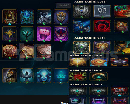 TR2013 KURULUM NADİR SİMGELİ 41SKIN 93HERO BOL M.Ö
