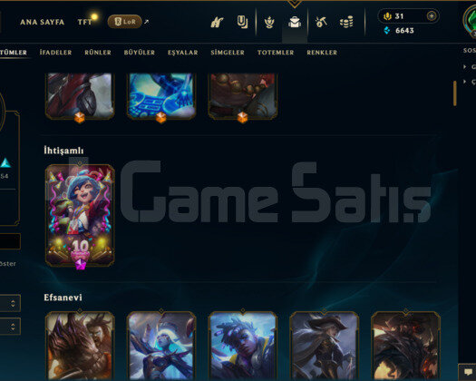 387 LEVEL / 129 SKİN / FUL HERO MAİL DEĞİŞEN