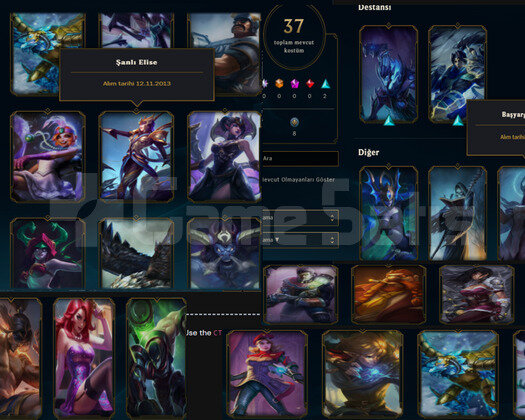 EUW2011 KURULUM NADİR KOSTUM SİMGE 37SKIN 61 HERO