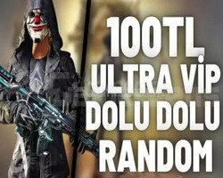 100 TL ULTRA MEGA VİP BOŞ YOK RANDOM HESAPLAR
