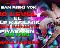 TR +30 LEVEL ELLE KASILMIŞ UNRANKED HESAPLAR