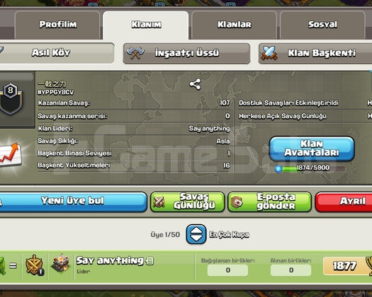 8 level ismi değişebilir çin klanı !!