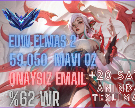 EUW ELMAS 2 l 59.050 MAVİ ÖZ l ONAYSIZ EMAİL