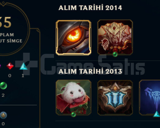 EUW2013 KURULUM NADİR 1100RP 14K M.Ö 23SKIN 46HERO