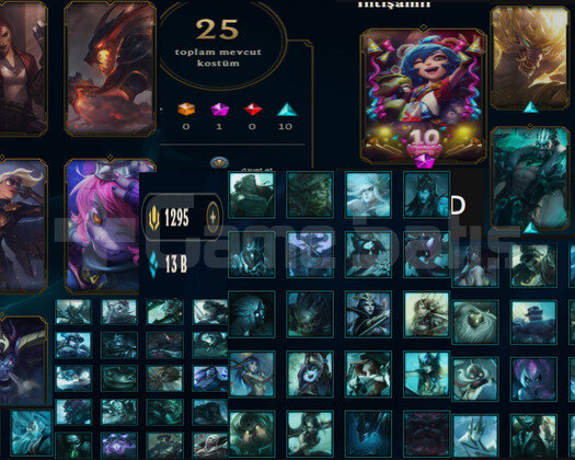 EUW2014 KURULUM NADİR 1.2K RP 25SKIN 58HERO 13KM.Ö