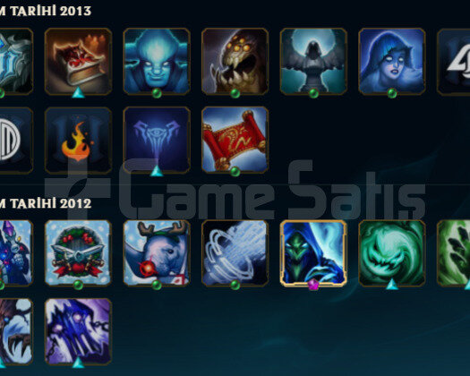EUW 2012 KURULUM 171 SKIN 145 HERO KOLEKSIYONLUK